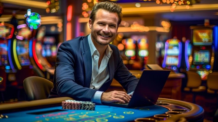 Chat real-time dan statistik pemain di Infinite Blackjack memungkinkan interaksi sosial selama bermain